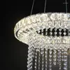 Kronleuchter Dimmbare LED Moderne Kristall Smart Beleuchtung für Esszimmer Küche Wohnzimmer Lampe Kronleuchter Lustre Industriel