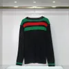 Mens Designer Sweater Woman V Neck Sticke Cardigan Stripe Knitwear Fashion Letter Black Long Sleeve Clothover Overized Top Casual-