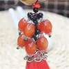 Украшения интерьера LEDTENGJIE CAR ORNATE Mirror Agate Beads Beads задние аксессуары заднего вида