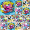 Towel Fg343 Child Cartoon Carry Gifts Cotton Compressed Travel Small Square 30X30Cm 12Pcs/Lot Wholesale Y200429 Drop Delivery Home G Dhzzp