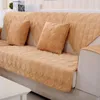 Chair Covers Cross-border Plush Thickened Sofa Cushion Non-slip Modern Simple Solid Wood Seat Cover Universal Full