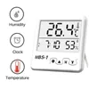 RoomLCD Digital Hygrometer Thermometer Clock Monitor Temperature Humidity Meter Backlight Gauge Weather Station