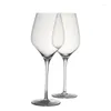 Wine Glasses Set Of 2 20.4 Ounce Handmade Blown Lead-free Crystal Glass Red White For Party Wedding 600ml