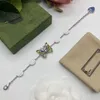 brand designer Bracelet & Necklace For Women alloy luxury Bracelets Necklace sets fashion Nature with box ff6666