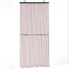 Sheer Curtains Handmade Wooden Blinds 90X220Cm 31 Line Bead Fly Sn Gate Divider Hallway Living Door Y200421 Drop Delivery Home Garde Dhiza