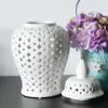 Бутылки для хранения керамическая имбирная банка цветочная ваза современный фарфоровый ремесленник китайский стиль для ресторана.