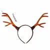 Party Supplies Antler Hair Hoop Comsmetic Makeup Wash Face Headband Christmas Headwear Spa Shower Yoga