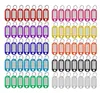 50pcs/lot lot contlulful Clothain cheychain tags label name fag pagage tag tags with split fsxjy57