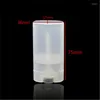 Storage Bottles 5pcs 15g White And Clear Flat Empty Lipstick Tube Deodorant Container Lip