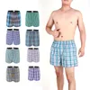 Unterhosen 5 Teile/los Boxer Männer Dünne Sommer Unterwäsche Baumwolle Mann Große Größe Kurze Atmungsaktive Plaid Flexible Shorts Männlich