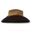 Berets Authentieke Western Cowboy Hat Classic Gentleman Dad Sombrero Hombre Capsberets Beretsberets