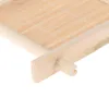 Bandeja jabonera de bambú Natural, soporte para baño, rejilla para guardar jabón de madera, caja, contenedor para plato de ducha de baño 0107