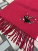 Big sale women's scarf 100% wool material embroidered letter cartoon pattern long scarves size 180cm - 31cm