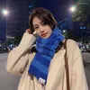 Scarves Women Knitted Scarf Korean Style Striped Neckerchief Winter Wool Neck Wrap Warm Foulard Thick Muffler Bandana 2023