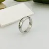 kärleksringar för män lyxiga ringdesignerringar dam herr Unisex Titanium Steel Jubileumspresentfest Skelett