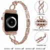 Fashion Women Diamond Bracelet Strap for Apple Watch Band Series 8 7 6 SE 5 4 3 Luxury Detachable Strap iwatch Ultra 49mm 41mm 45mm 40mm 44mm 38mm 42mm Belt