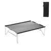 Mobilier de camping multifonction restaurant léger plage durable table pliante barbecue voyage en alliage d'aluminium camping en plein air mini portable