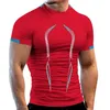 Gym Clothing Summer Gym Shirt Sport T Shirt Men Quick Dry Running Shirt Men Workout Tees Fitness Tops Oversized Short Sleeve T-shirt Clothes