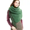 Scarves Winter Cashmere Women Warm Solid Color Thickening Long Scarf Classic Soft Female Shawl Lady Wraps