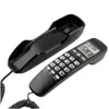 منتجات أتمتة أخرى Mini Wall Telephone Office El الواردة معرف ID LCD عرض الخط الأرضي الهاتف الأسود تسليم SCHOO DHNFN