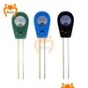 Ph Meters Soil Moisture Meter Humidity Sensor Plant Flowers Acidity Test Fertility Hygrometer Tester Garden Drop Delivery Office Sch Dhtbd