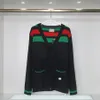 Męskie swetry projektant męskiej swetra kobieta v szyja dzianina swetra paski dzianiny moda liter czarny ubrania z długim rękawem pullover ponadwymiarowy top swobodny- 7777