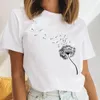 女性S Tシャツ女性鳥シンプルレディース90年代水彩カジュアルな女性服トッププリントTシャツ漫画グラフィック230106