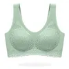 Yoga Outfit Sports Bra Comfortable 5D Wireless Contour Lace Breathable Underwear Seamless No Underwire Running Bras