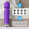 NXY Vibratoren 20 Modi Großer Starker Vibrator Für Frau AV Zauberstab Vibration Körpermassagegerät Wiederaufladbarer Wasserdichter Masturbator Sexy Dropping Store