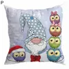 Pillow Case Decorative Square Xmas Series Pattern Car Seat Cushion Cover Decor For Sofa