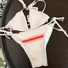 Bikini sexy de dos piezas de verano para mujer Traje de baño con ropa impresa con letras Trajes de baño de diseñador Traje de baño Lady Diamond Inlaid Bikinis Trajes de baño Estilo múltiple