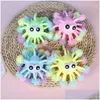 Keepsakes Inch Fidget Toy Convex Eye Hedgehog Mtiheaded Octopus Sea Urchin Luminous Ball kan kastas på Finger 1749 T2 Drop Dhoni