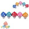 Andra enheter Storage Flash Drive Cute Cartoon Mushroom Pen 4G 8GB 16GB 32GB 64GB 128GB Memoria USB Stick Mini Computer Gift Pendr Dhn1l