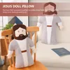 La partie d'oreiller badine la peluche décorative de Jésus bourrée pour le décor de chambre à coucher de sofa