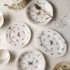 Kopjes schotels Engels vintage mooie koffieset thee verschillende herbruikbare espresso keramische middag tasse porselein servies