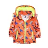 Jackets Kinderen Hoodsed Waterdichte windjacks Spring jas voor meisjes Dinosaur Kids Toddler Rain Coat Boy Outerwear 1041 V2 Drop D DHQMA