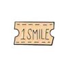 Broches Broches Billet Sourire Câlin Baiser Mots Épinglettes Badges Hommes Femmes Filles Mignon D'été Drôle Bijoux Dessin Animé Accessoires Drop Deliv Dhnjd