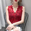Camicette da donna Abbigliamento di moda coreana Camicia a tinta unita di grandi dimensioni Camicetta da donna Estate Top da donna e patchwork di pizzo Blusas Mujer