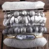 Strand MD Fashion Boho Natural Beaded Bracelet Sets 6PCスタックボヘミアンジュエリードロップシップ用