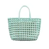 HBP Kvinnor Öppna handväskor Straw Weave Basket Crocher Single Shouler Bag Ladies Tote PAG Stor storlek Package Shopping Bag