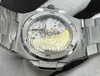 男性用の時計自動cal.324メンズ3kfグリーンターコイズブルーグレーホワイトダイヤル40周年3kクリスタルスチールデートETA 5711クリスタルリストウォッチ