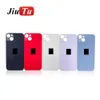 Back Cover Glass Housing For iPhone 14 14Promax 11 11Pro Max X 8 Plus XS XSMAX Rear Back Cover With Big Hole