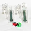 Nargile cam rec enater catcher adaptörü 14mm 18mm erkek dişi Domeless Quartz Tırnak Cam Reclainer Ash Catchers adaptörleri su bongs dab teçhizatları