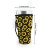 Bicchiere Bicchiere Bicchiere Antiscottatura Portaborse Custodia Neoprene Insated Sleeve Borse Custodia 30Oz Tazza di caffè Bottiglia d'acqua Vtky2143 Drop Dhula