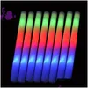 LED Light Sticks Foam Stick Colorf Flashing Batonges Red Green Blue Up Festival Party Decoration Concert Prop 771 X2 Drop Delivery Toy DHCZB