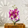 Dekoratif Çiçekler 1 PC Gerçek Touch Mini Orkide Yapay Çiçek Kafası Parti Dekorasyonu Ev Saksı Sahte Bitkiler Süslemeleri