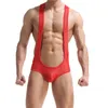 Undershirts Hommes Bretelles Sous-Vêtements Sexy String Wrestling Singlet Hommes Shapers Lashing T-Pants Homme Body Shaper Body Combinaison