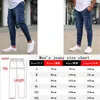 Męskie dżinsy Slim Fit Stretch Casual Fashion Multi Pocket Denim Spodni Codzienne prace uliczne Hip Hop Pants 230106