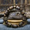 Strand JoursNeige Kalimantan Natural Incense Wood Bracelets Bucket Beads Rosary Hand String Lucky For Men Women Vintage Jewelry