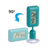 Mini-Hygrometer-Thermometer, digitaler Innen-Luftfeuchtigkeitsmesser, Monitor mit Saugnapf, großer Messbereich, 360-Grad-Drehung